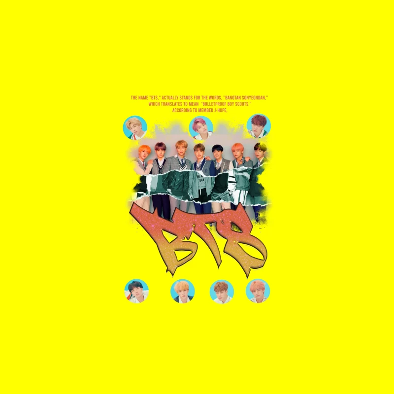 BTS: The Iconic K-Pop Boy Band Travel Mug