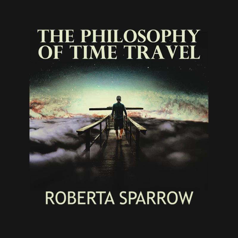Ethereal Time Travel Philosophy: A Sci-Fi Book Cover Mouse Pad