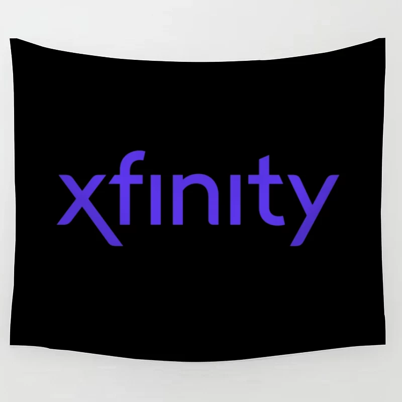 Purple Xfinity Corporate Logo Tapestry