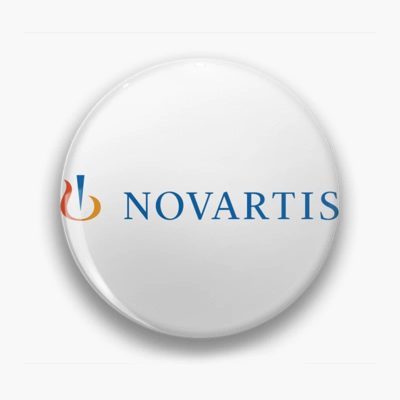 Novartis Healthcare Company Corporate Logo Pin