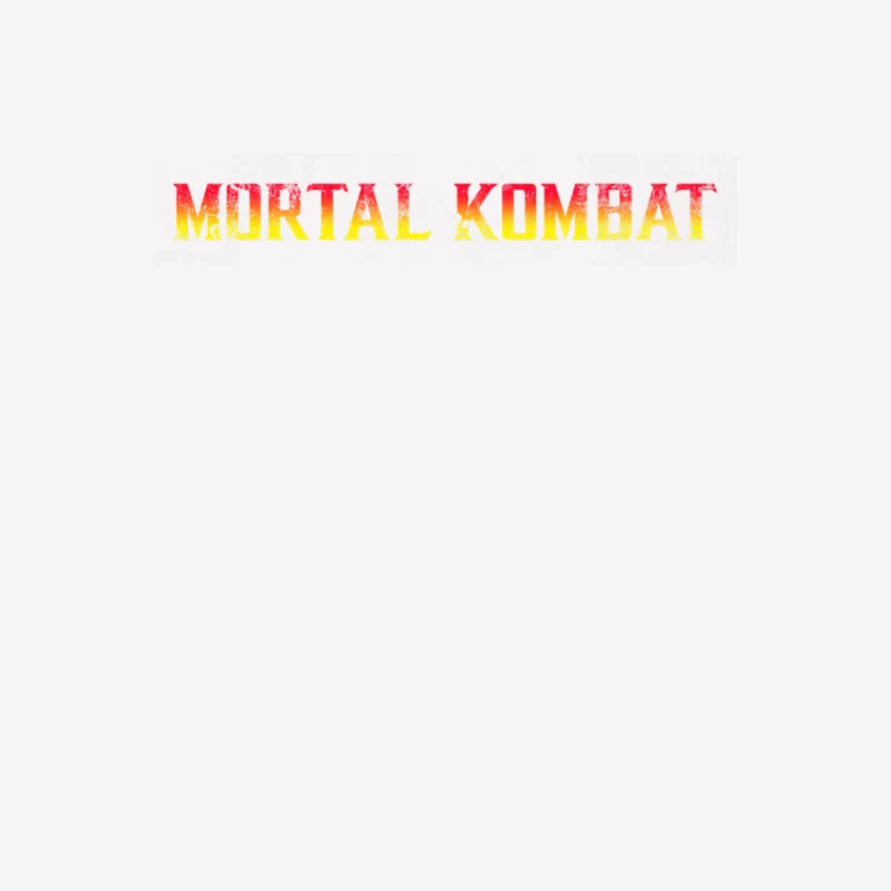 Mortal Kombat Vintage Title, distressed Male T-Shirt