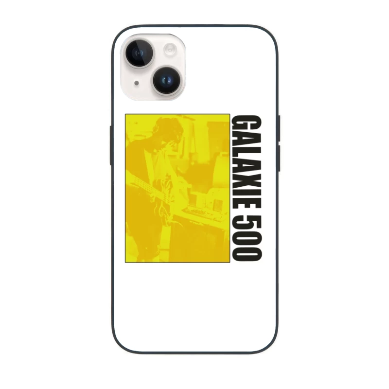 Galaxy 500 Yellow-Filtered Album Cover with Guitarist iPhone Case