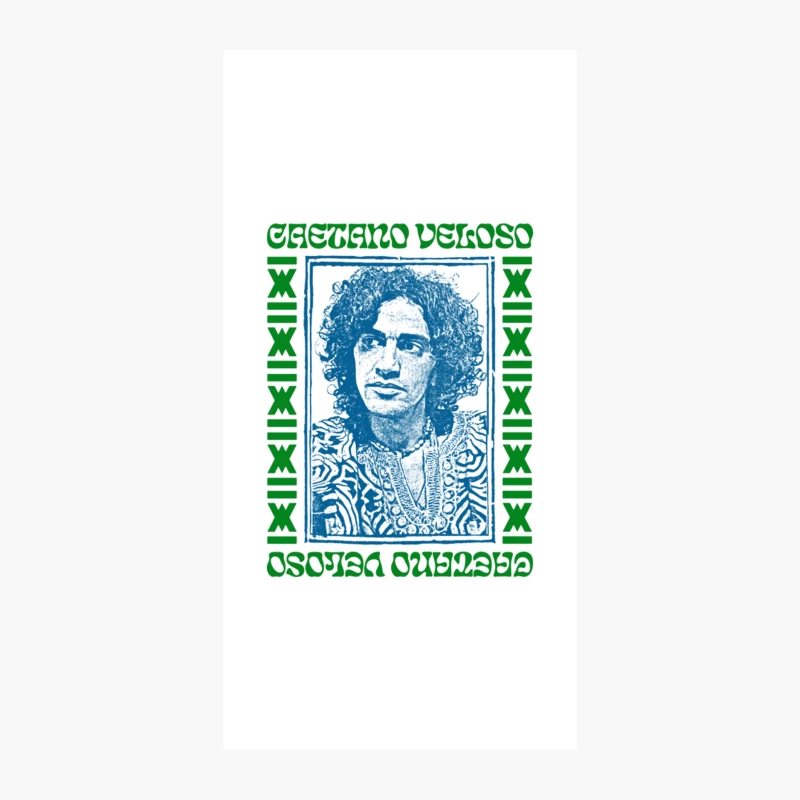 Caetano Veloso  Retro Original Fan Art Design iPhone Case