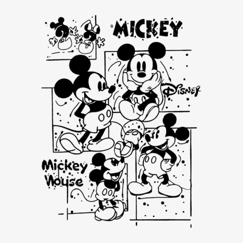 Mickey Mouse Zeichnung Herren Pullover Sweatshirt