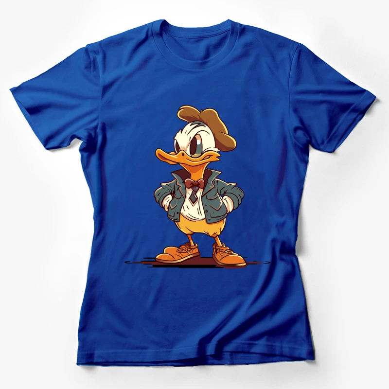 Comic-Charakter-Illustration Damen T-Shirt