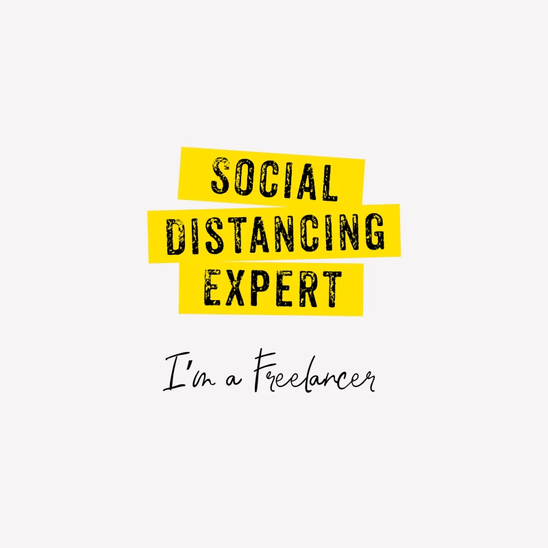Expert en Distanciation Sociale Femme T-Shirt