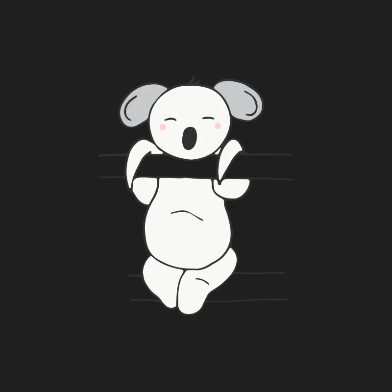 Koala mignon bâillant Homme Débardeur