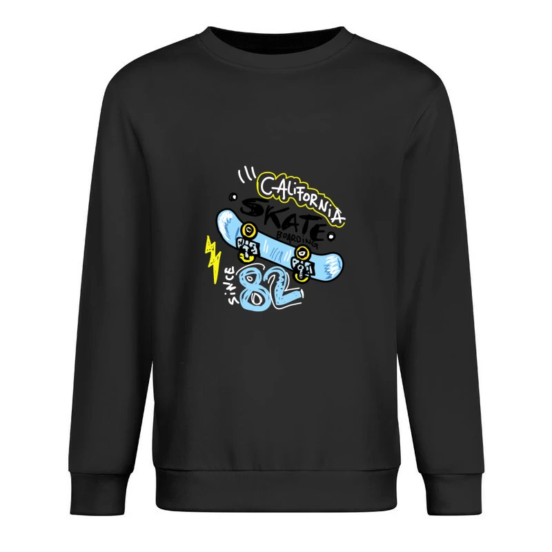 Kalifornisches Skateboard-Design seit 1982 Herren Pullover Sweatshirt