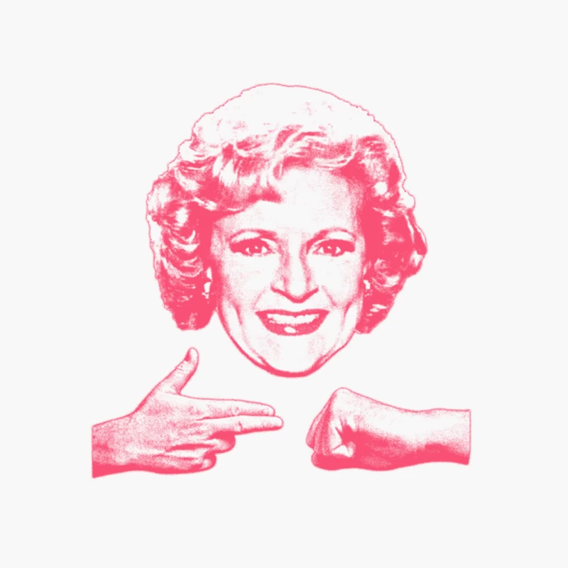 Betty White  Run The Jewels  Tribute Design Cotton Tote Bag