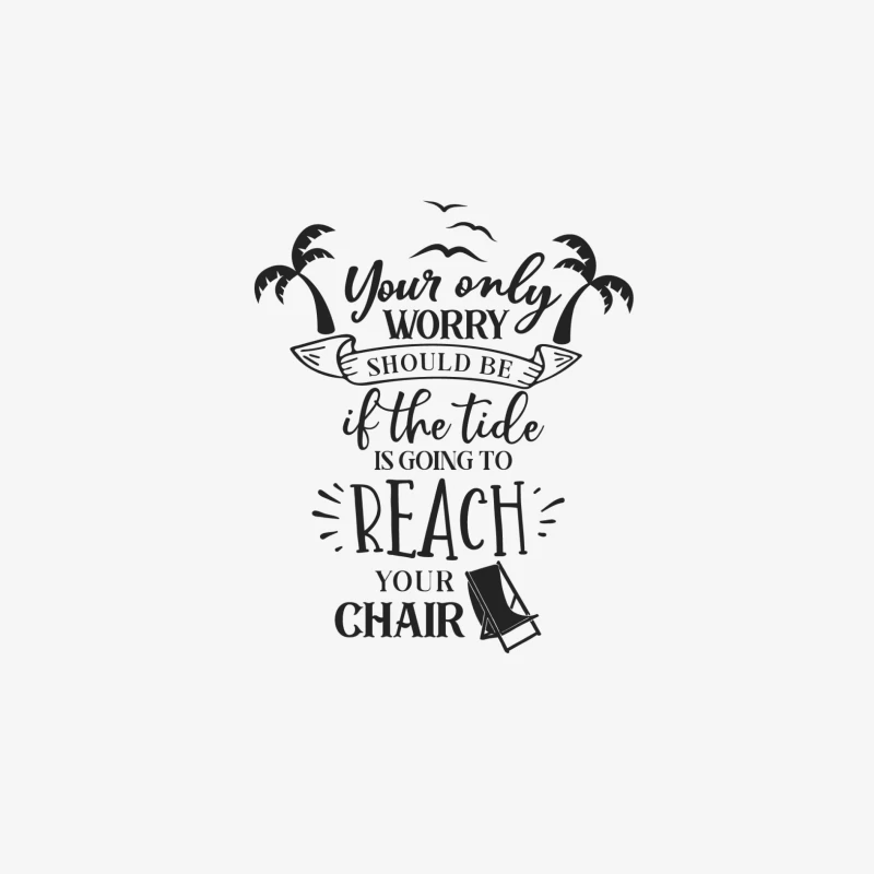 Citation inspirante pour la plage Homme Manches Longues T-Shirt