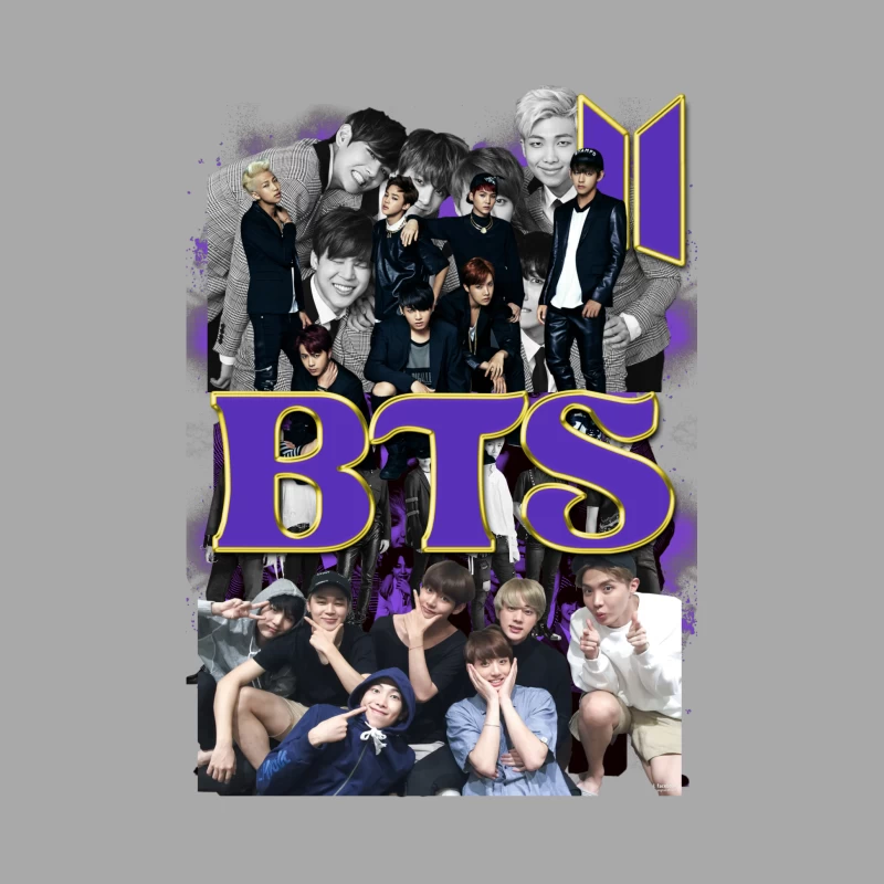 BTS: A Global K-Pop Phenomenon Male Pullover Hoodie