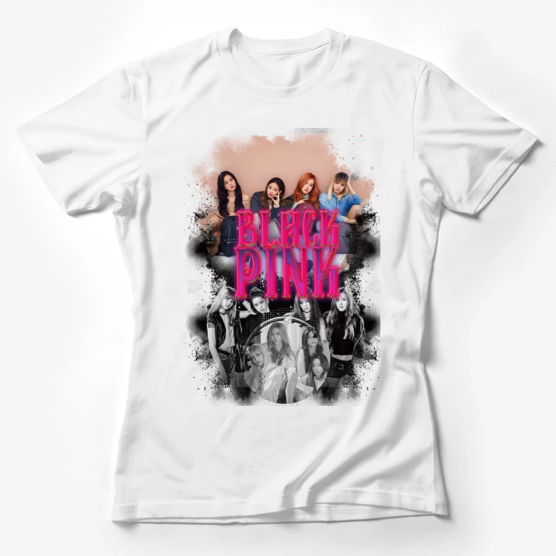 Blackpink: A Popular K-pop Girl Group Female T-Shirt