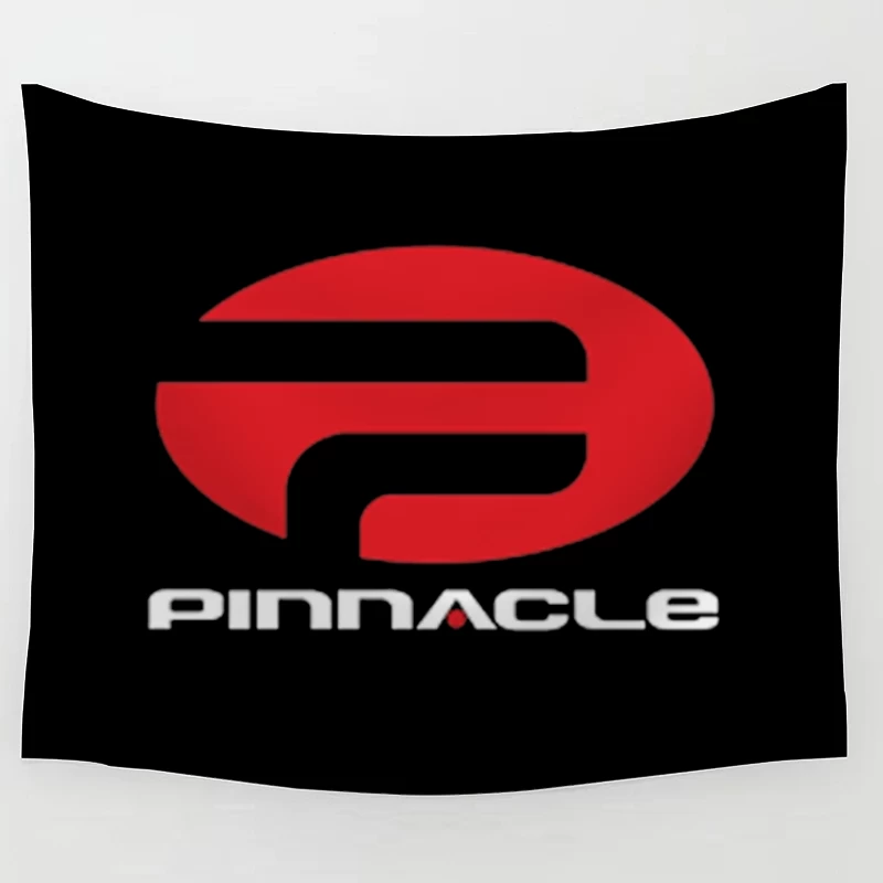 Pinnacle Sports Equipment Brand Logo Design Tapestry