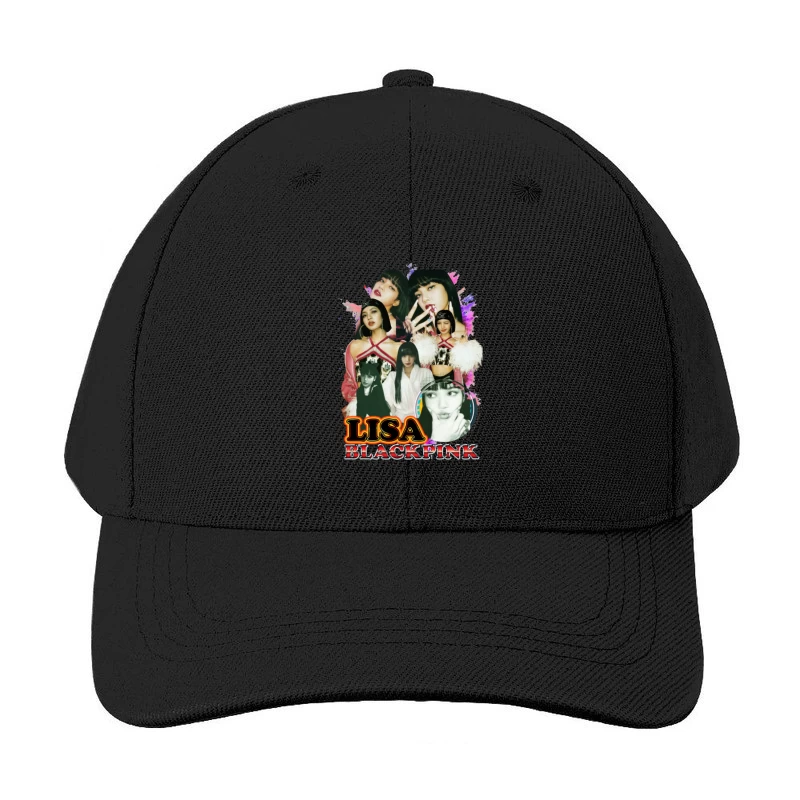 Collage of Lisa from BLACKPINK Baseball Cap