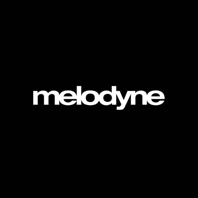 Melodyne Text Logo Outline Design Mouse Pad