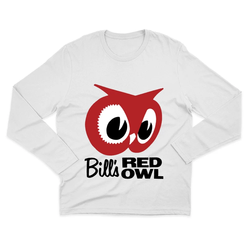 Bill's Red Owl Vintage Restaurant Logo Male Long Sleeve T-Shirt