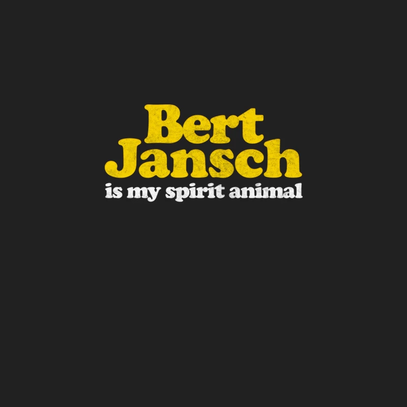 Bert Jansch Is My Spirit Animal  Retro Faded Style Bucket Hat