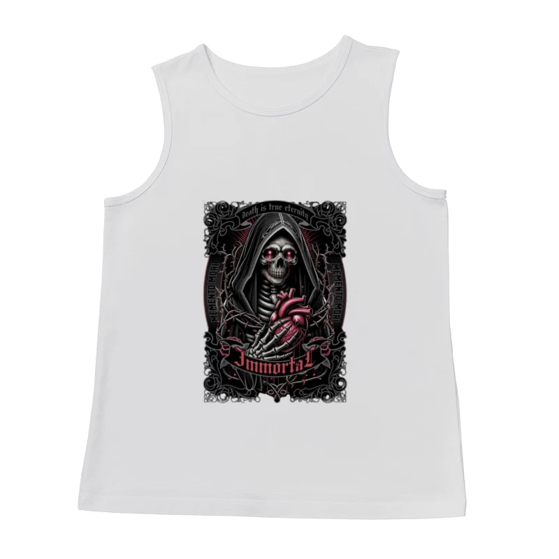 Gothic Immortal Reaper with Anatomical Heart Male Tank Top