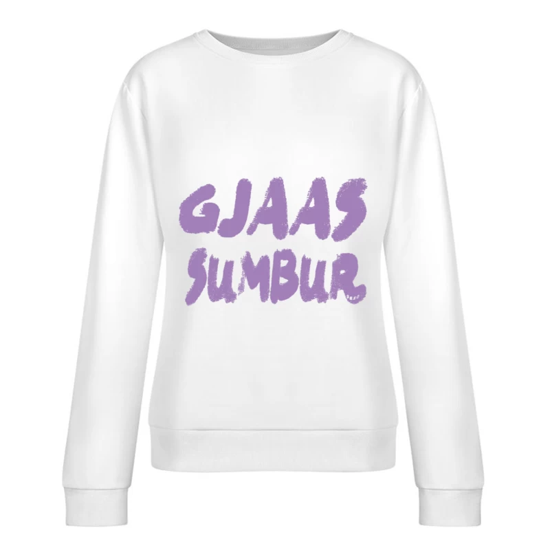 Gjaas Sumbur Grafikdesign Damen Pullover Sweatshirt