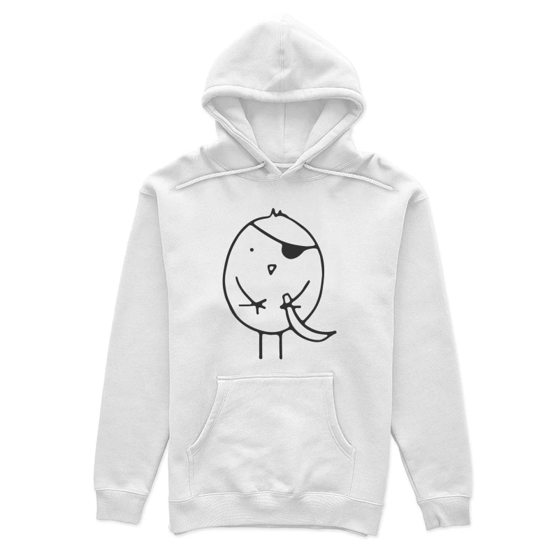 Oiseau Pirate Dessin Amusant Femme Sweat à capuche