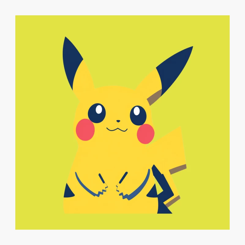Cute Yellow Pikachu: Iconic Pokemon Mascot Pin