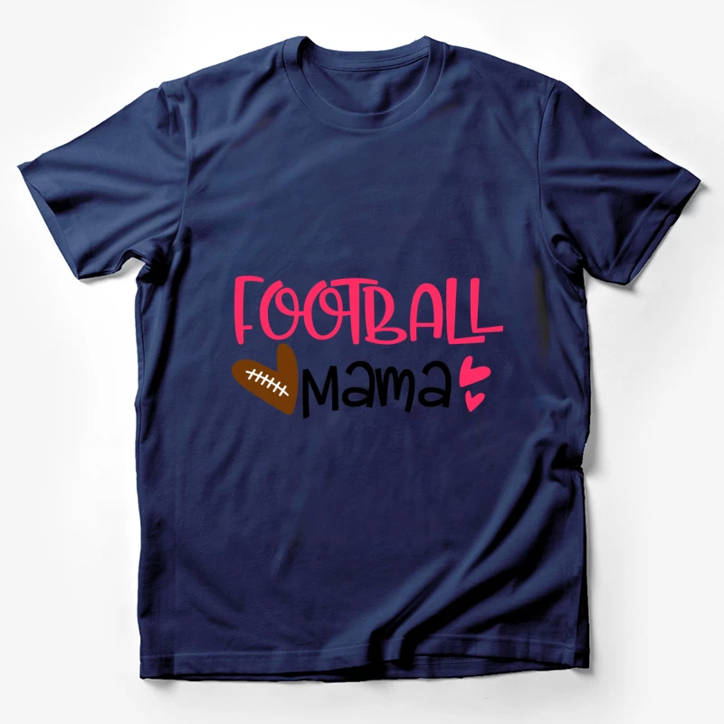 Design Maman de Football avec Cœur Homme T-Shirt