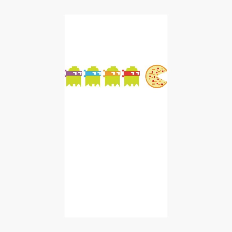 PacTurtles Pizza iPhone Case