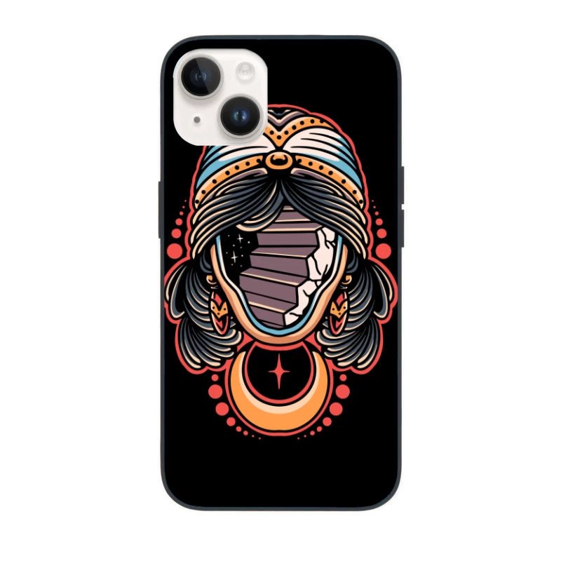 Surreal Mystic Illustration iPhone Case