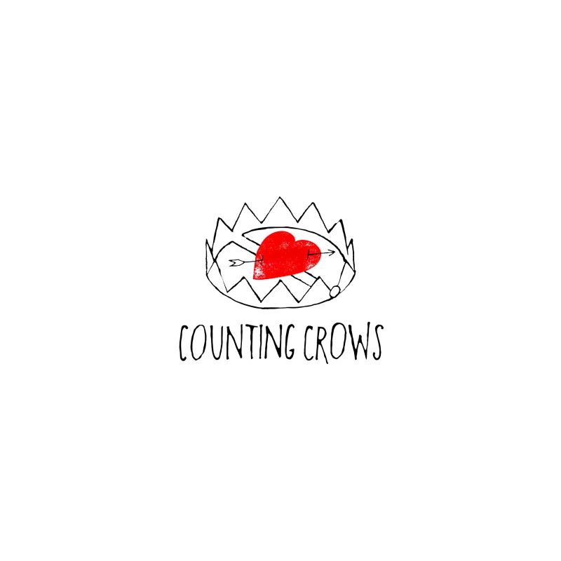 Counting Crows White Love Trap iPhone Case