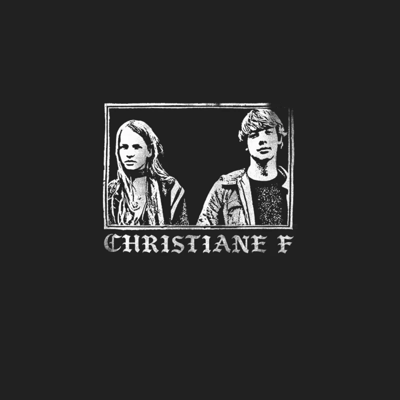 Christiane F  Punkstyle Vintage Design Bucket Hat