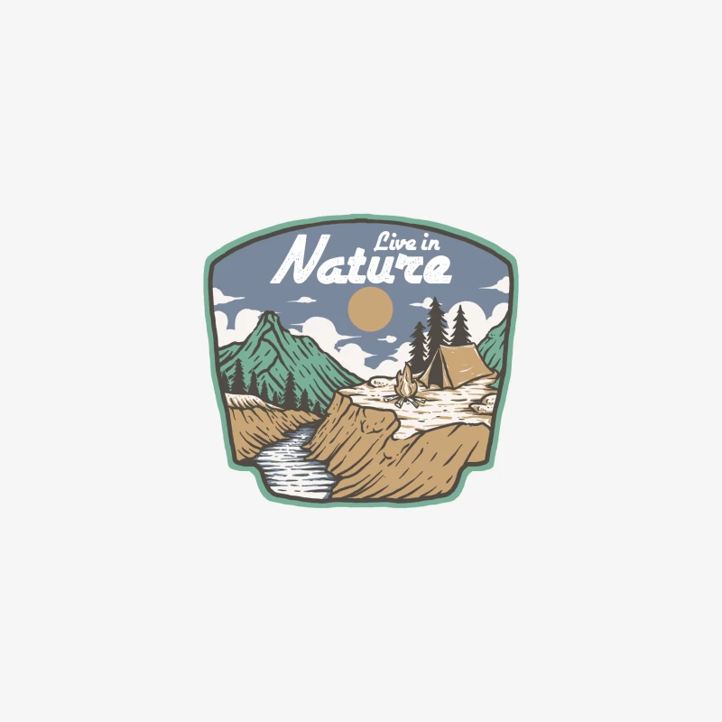 Leben in der Natur: Camping und Abenteuer Herren Pullover Sweatshirt