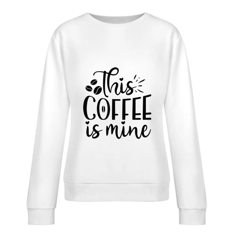 Mon Café Préféré Femme Sweat-shirt à enfiler
