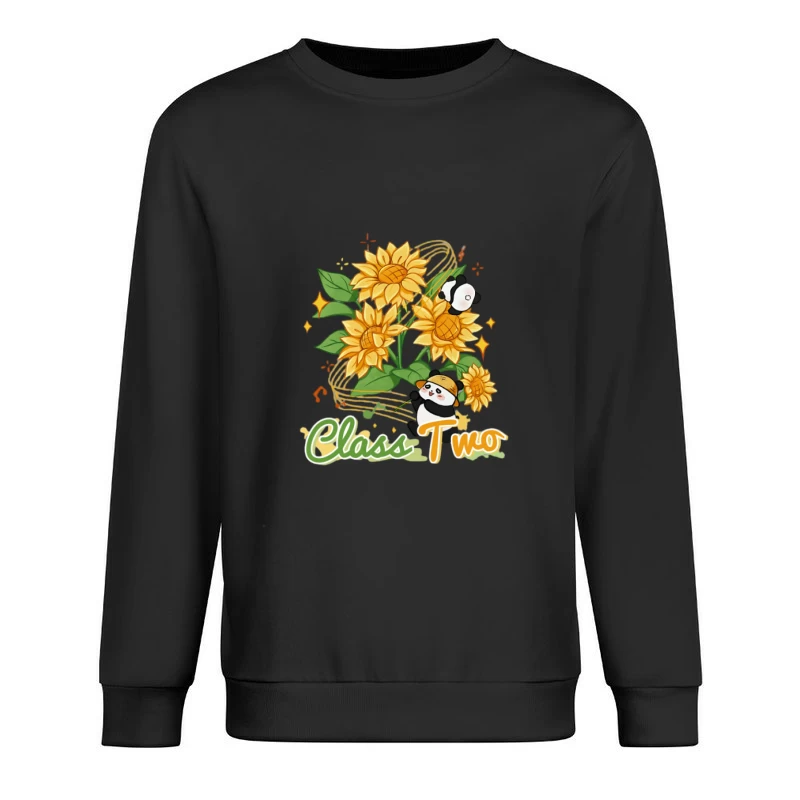 Tournesols et Pandas Homme Sweat-shirt à enfiler