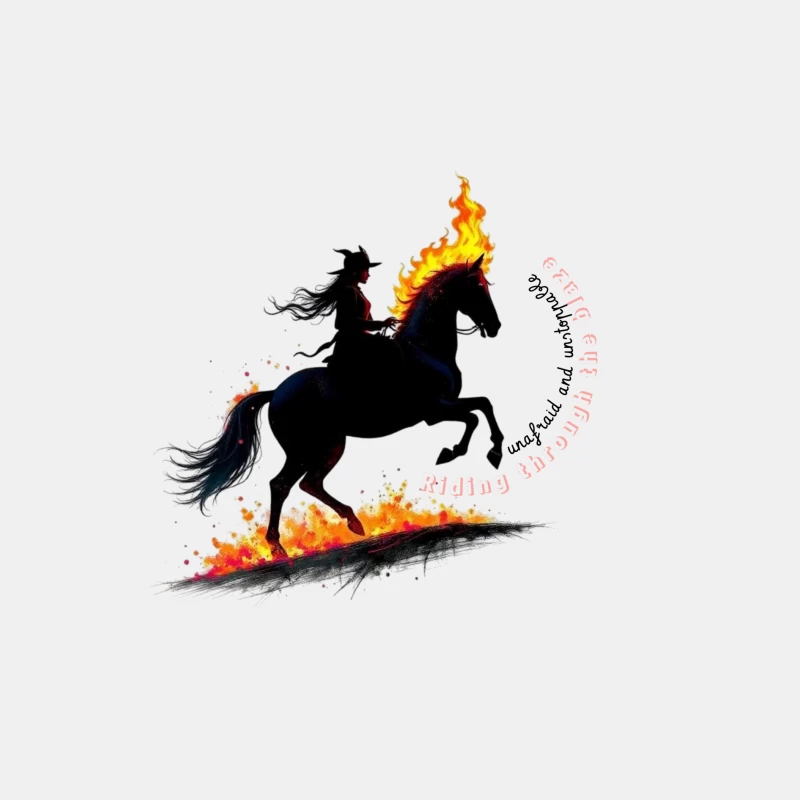 Rider in Flames Male Tank Top