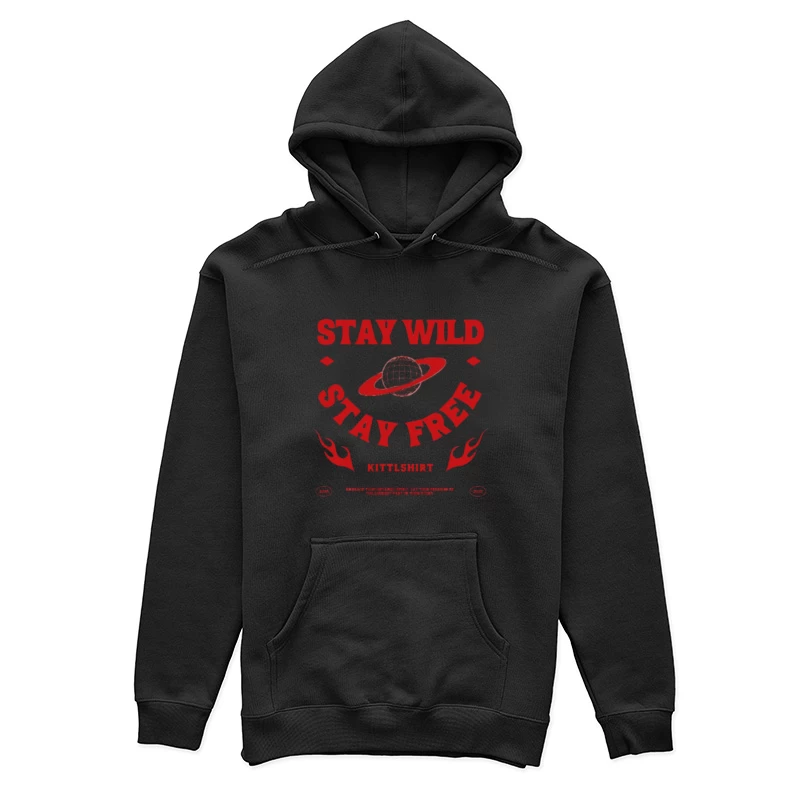 Reste sauvage, reste libre Design Femme Sweat à capuche
