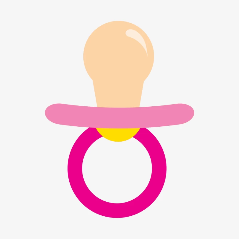Tétine colorée pour bébé Homme Manches Longues T-Shirt