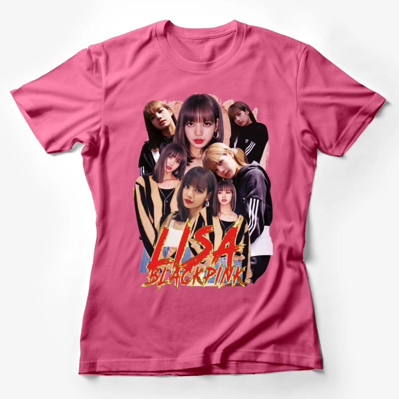Lisa from BLACKPINK - K-pop Idol and Fashion Icon Female T-Shirt