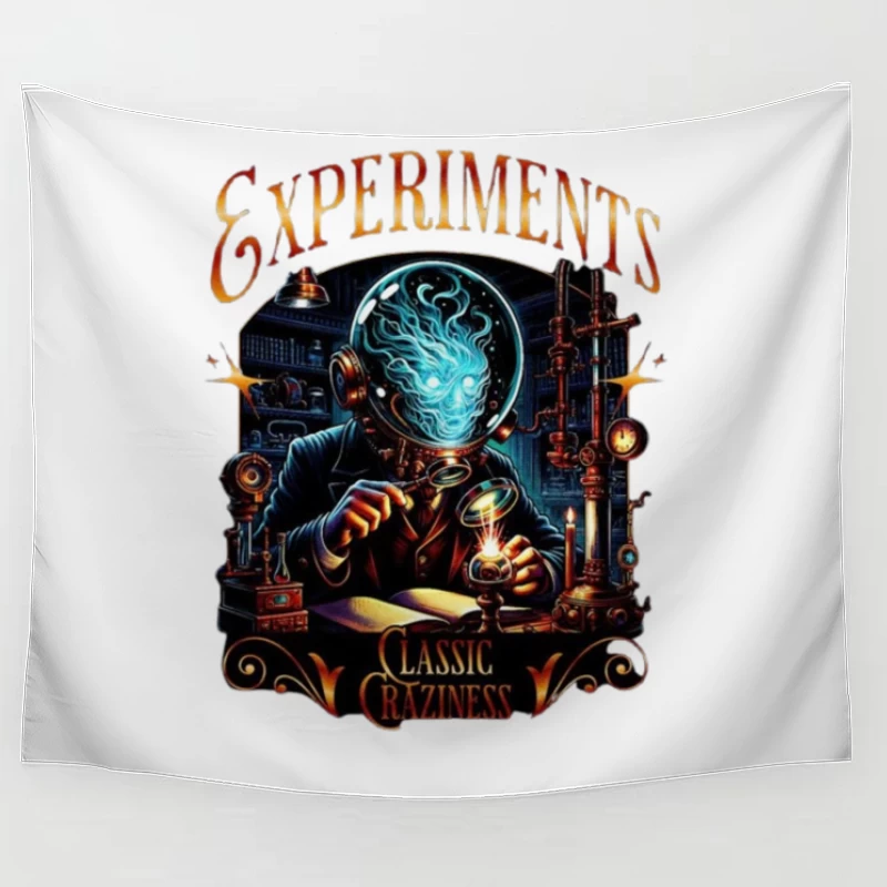 Steampunk Mad Scientist's Laboratory: Classic Experiments Tapestry