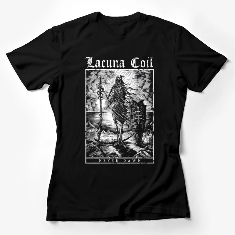 Lacuna Coil Never Dawn Female T-Shirt