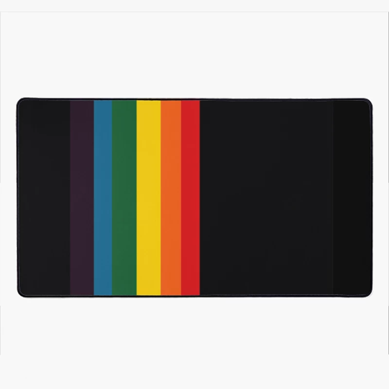 Vibrant Rainbow Spectrum: Symbol of LGBTQ+ Pride Desk Mat
