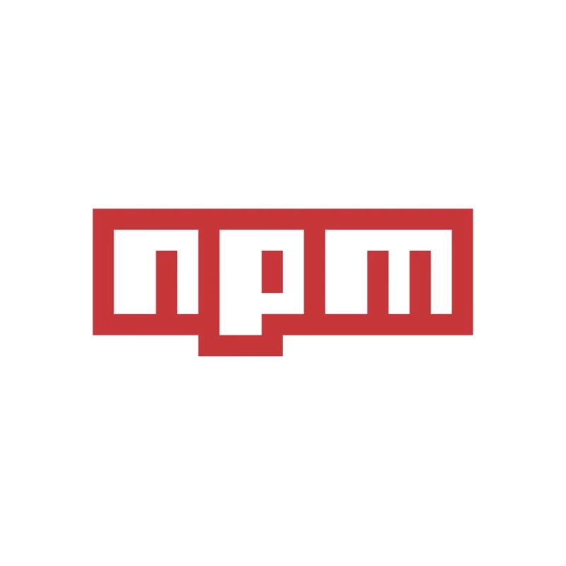 NPM (Node Package Manager) Logo in Red and White Coffee Mug