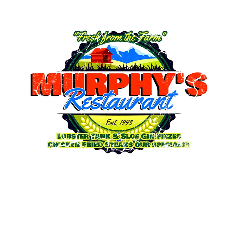 Murphy_s Restaurant, distressed Tapestry
