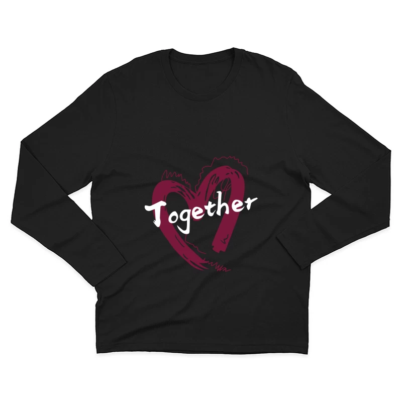 Gemeinschaft und Liebe Herren Langarm T-Shirt