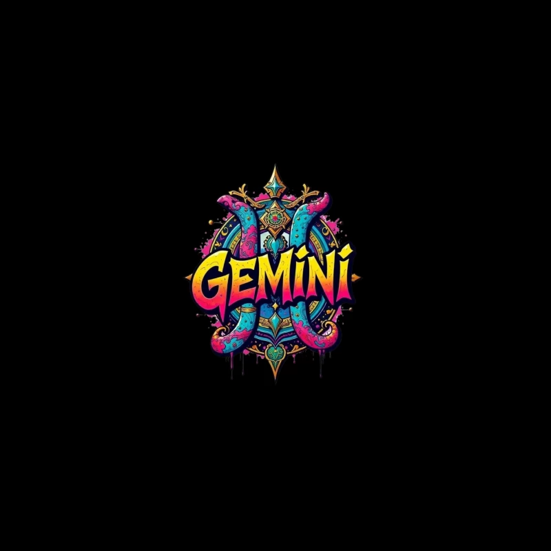 Gemini Zodiac Art iPhone Case