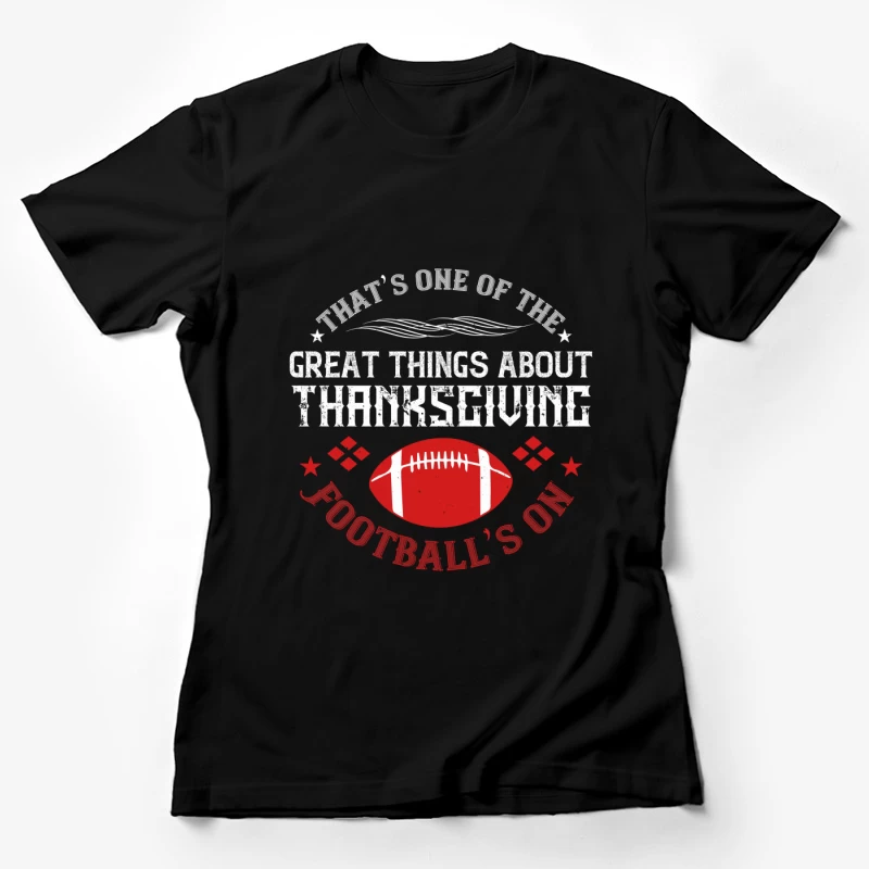 Thanksgiving et football Femme T-Shirt