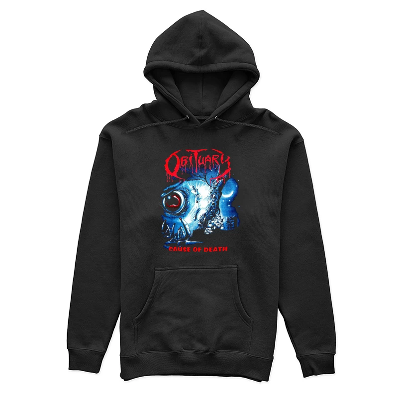 Obituary Cause Of Death Female Pullover Hoodie