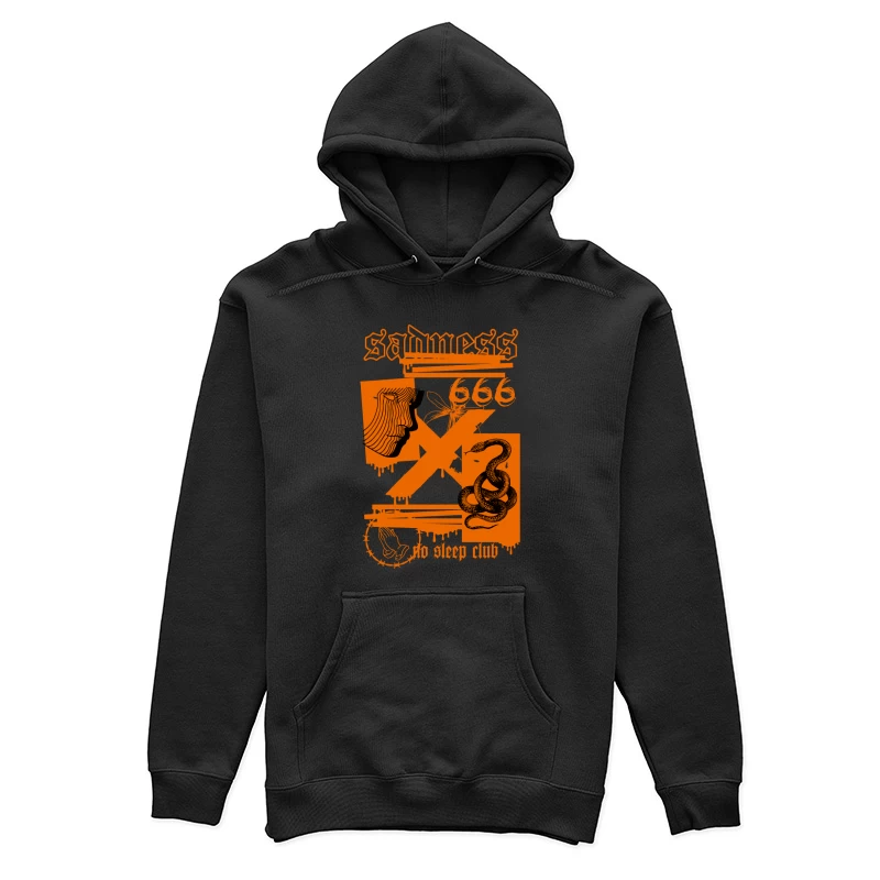 Symbolische Dunkelheit und Rebellion Damen Pullover Hoodie