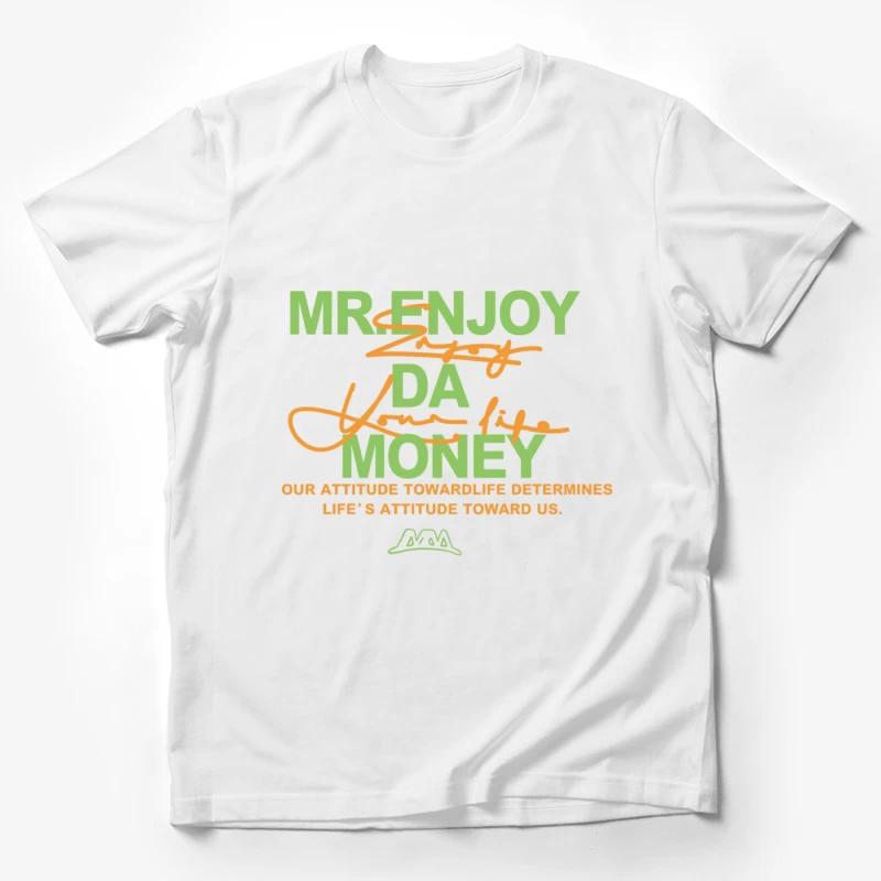 Motivationsspruch mit Lebensfreude Herren T-Shirt