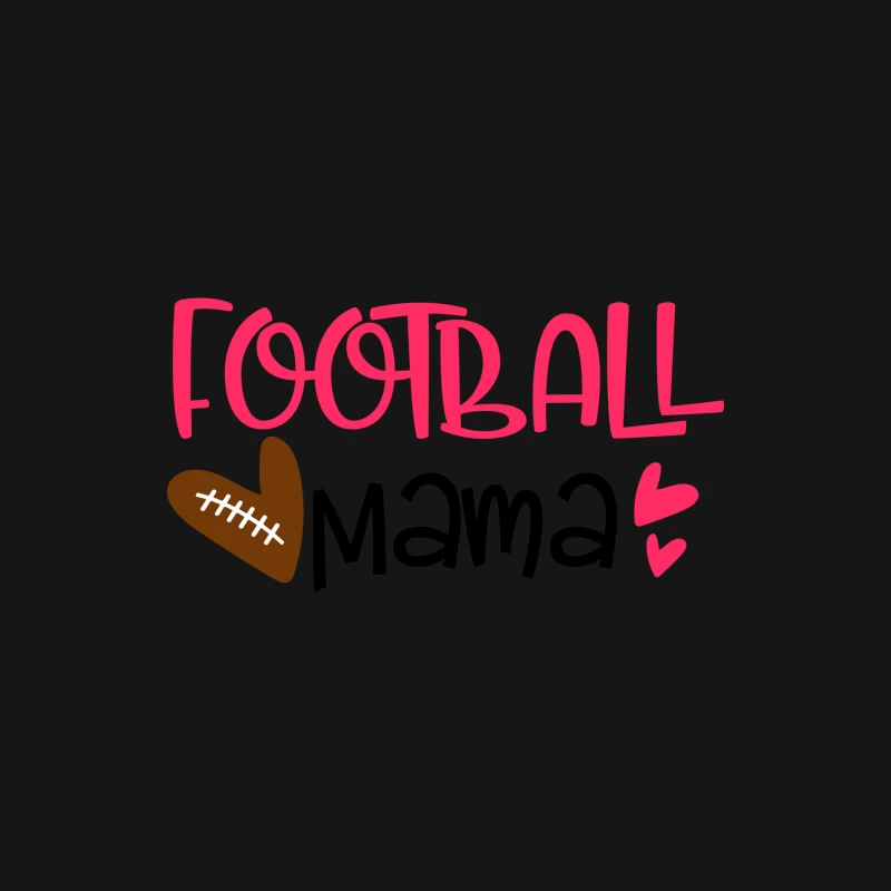 Design Maman de Football avec Cœur Homme Manches Longues T-Shirt