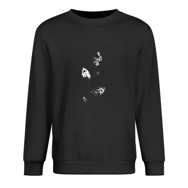 Branche avec feuilles texturées Homme Sweat-shirt à enfiler